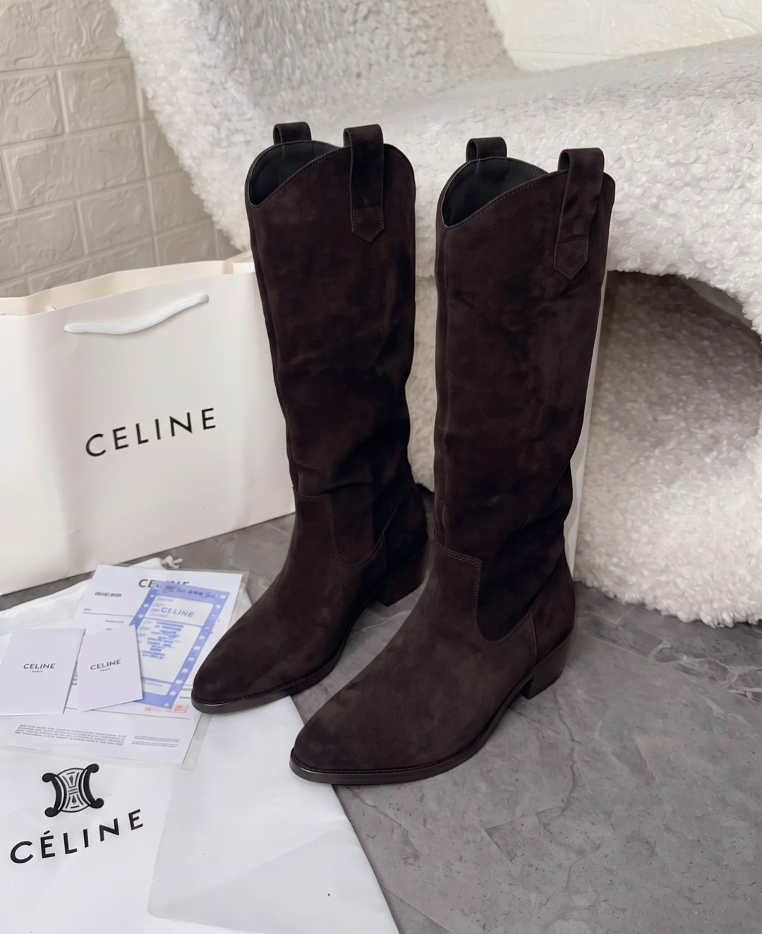замшевые сапоги denvee до колена isabel marant коричневый,сапоги celine,замшевые сапоги женские,женские сапоги,замшевые сапоги