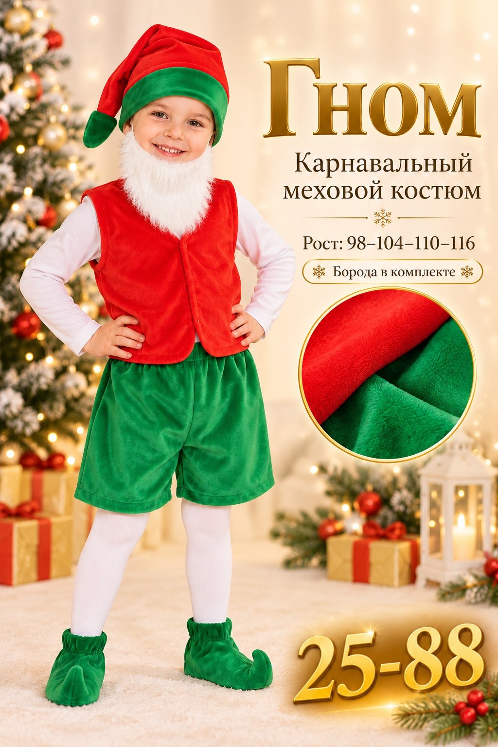 новогодний костюм гнома для мальчика детский,карнавальный костюм "гном" для мальчика ростом 116-122 см,костюм гнома для мальчика на новый год,костюм гнома,новогодний костюм гнома для мальчика