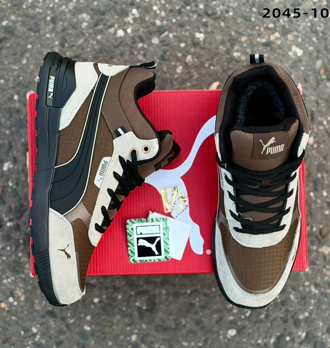 мужские кроссовки puma,кроссовки мужские,зимние кроссовки puma,кроссовки,кроссовки хаки