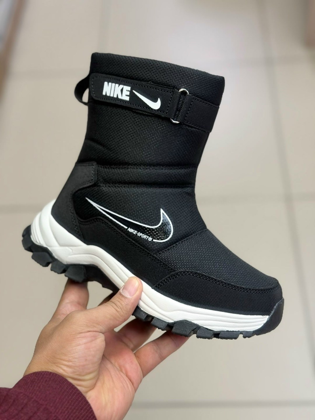 мужские зимние дутики nike,зимние сапоги nike,дутики nike,дутики сапоги мужские на меху женские nike,дутики nike арт 5716