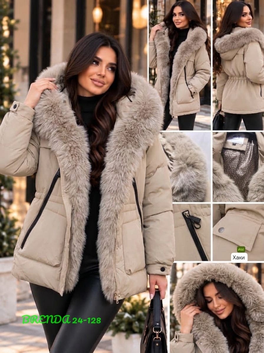 куртка - пуховик с мехом чернобурки city furs,пуховик женский,пуховики с мехом,куртка зимняя с мехом,утолщенная женская новая зимняя куртка с тонким капюшоном и большим меховым воротником