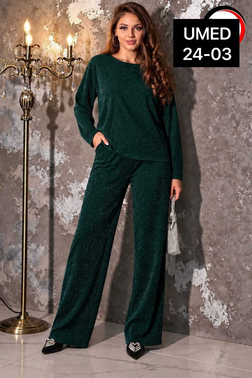 костюм из струящейся ткани с люрексом liona style 919,костюм женский,костюм с люрексом,женские брючные костюмы,костюм брючный праздничный