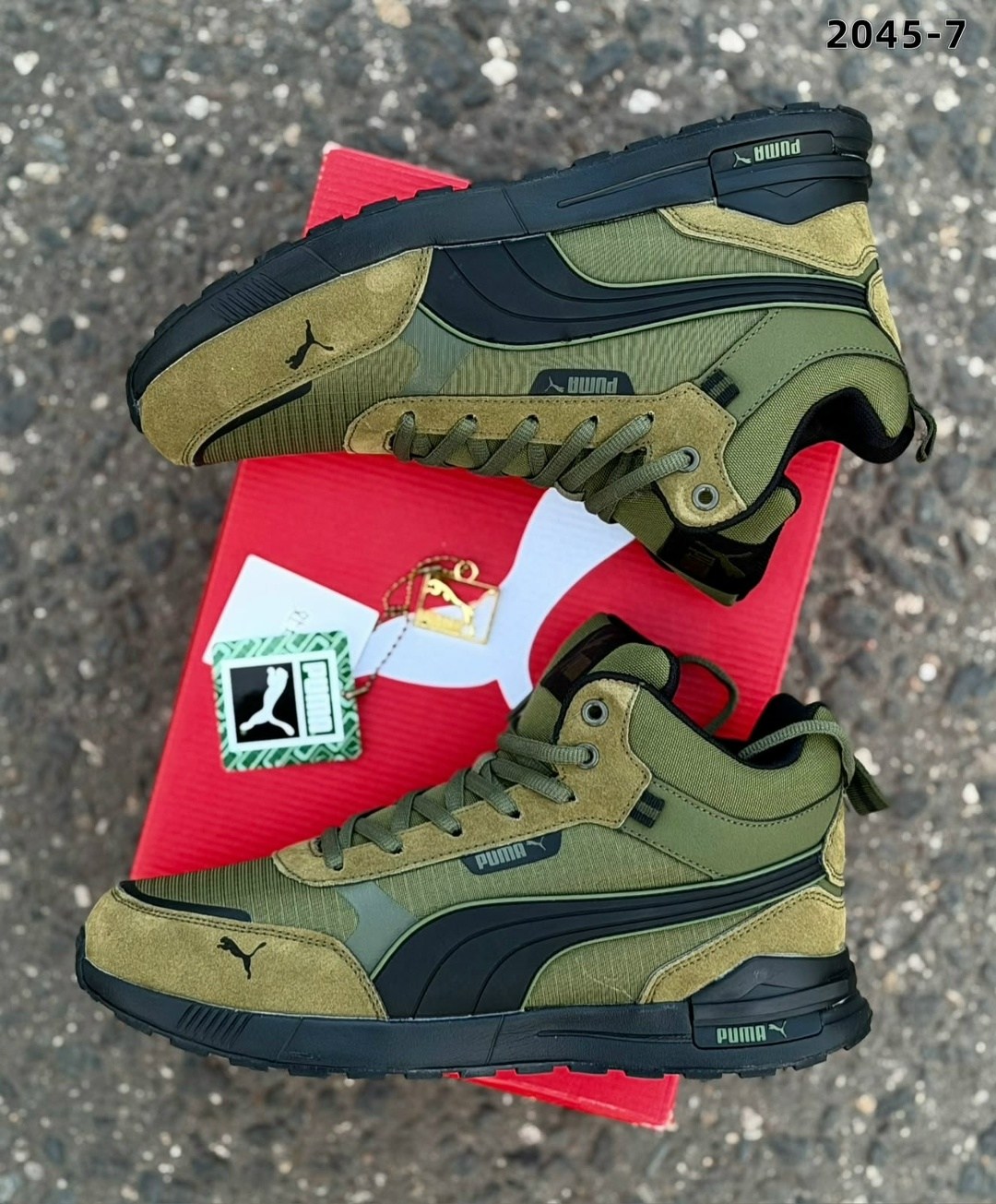 мужские кроссовки puma,кроссовки мужские,зимние кроссовки puma,кроссовки,кроссовки хаки