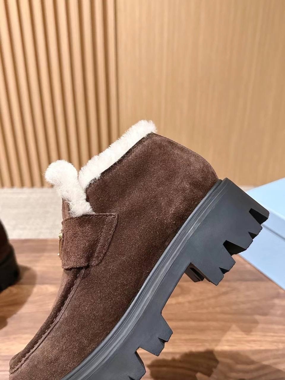 зимние лоферы prada,,лоферы prada,лоферы с мехом,женские лоферы зимние с мехом prada
