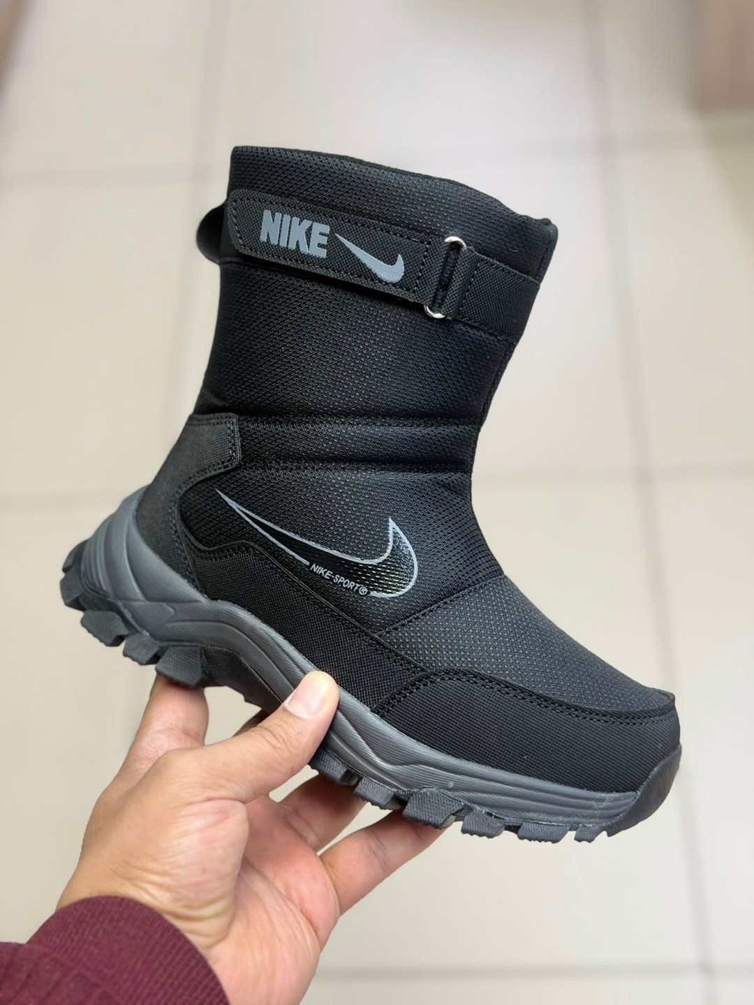 мужские зимние дутики nike,зимние сапоги nike,дутики nike,дутики сапоги мужские на меху женские nike,дутики nike арт 5716
