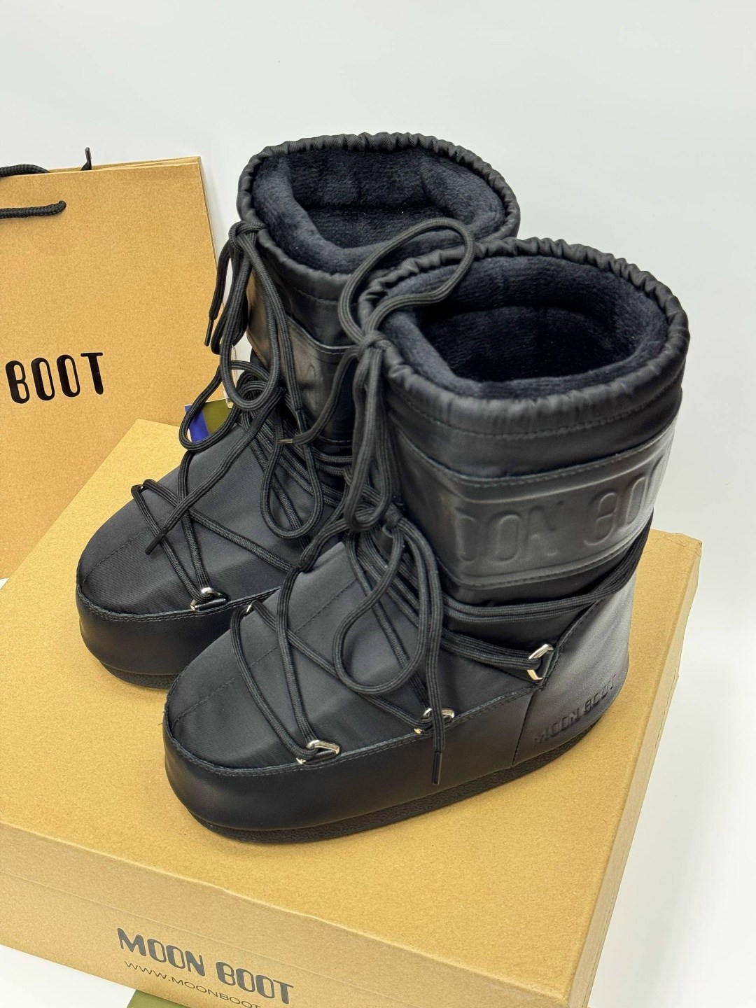 зимние ботинки moon boot icon черный,луноходы женские,ботинки луноходы,луноходы  мужские,