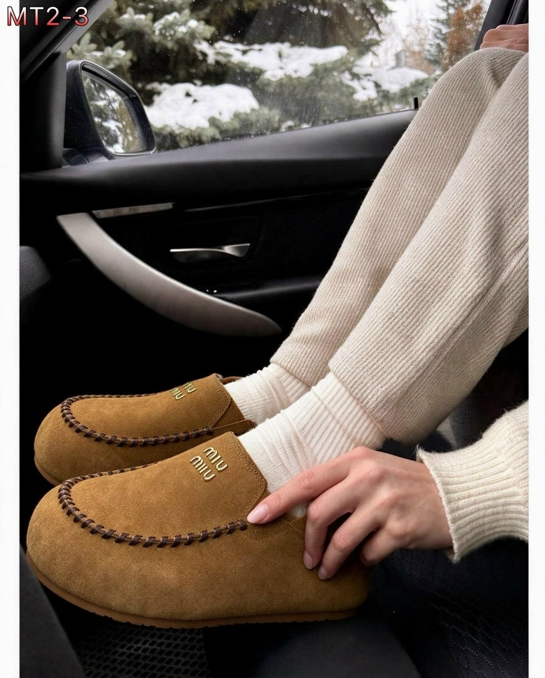 , женская,женские лоферы с мехом miu miu,угги женские miu miu,лоферы с мехом зимние