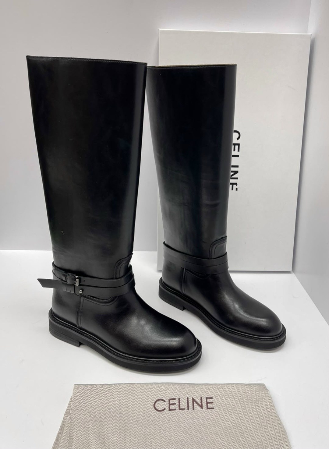 сапоги celine,женские сапоги,,кожаные сапоги,кожаные женские сапоги