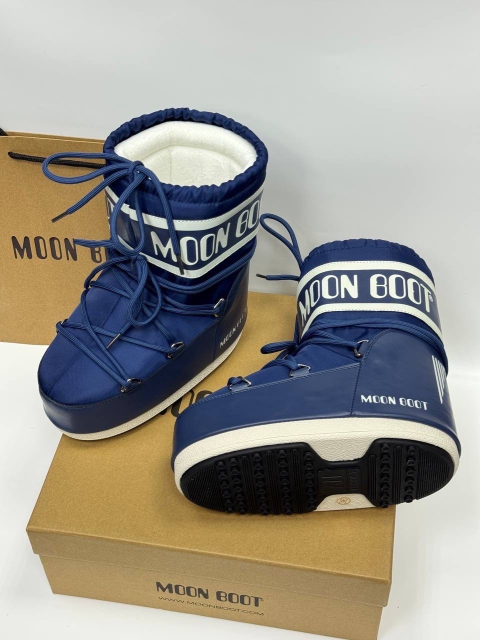 moon boot kids дутые сапоги с логотипом синий,зимние ботинки moon boot 80d1400430 синий,детские зимние ботинки moon boot,зимние ботинки moon boot,луноходы унисекс moon boot 80d1409340 синие 35 eu; 38