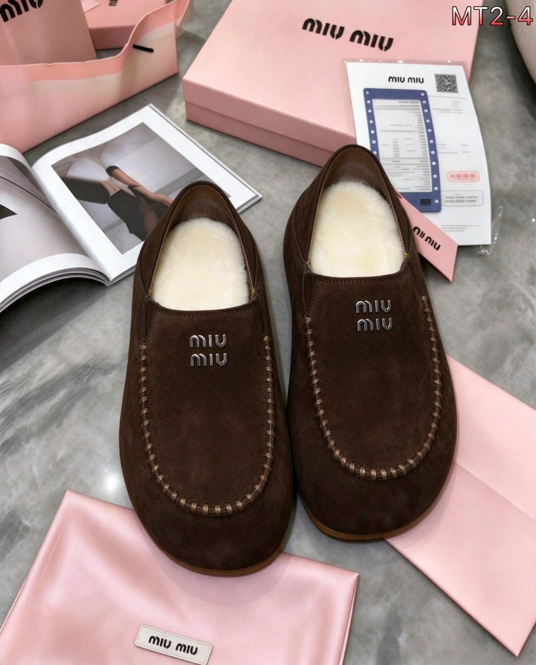 , женская,женские лоферы с мехом miu miu,угги женские miu miu,лоферы с мехом зимние