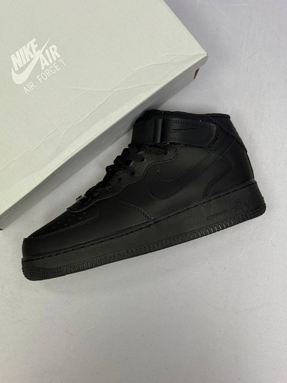 nike air force 1 mid black,nike air force 1 mid 07 315123-001 мужские кроссовки черные,nike air force 1 mid,зимние кроссовки nike air force 1,nike air force 1 mid 07