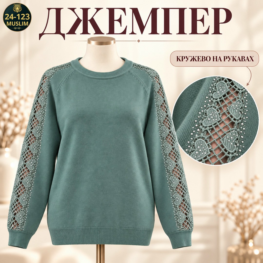 джемпер с кружевом,свитер свитшот,свитер с кружевом,джемпер,свитшот женская