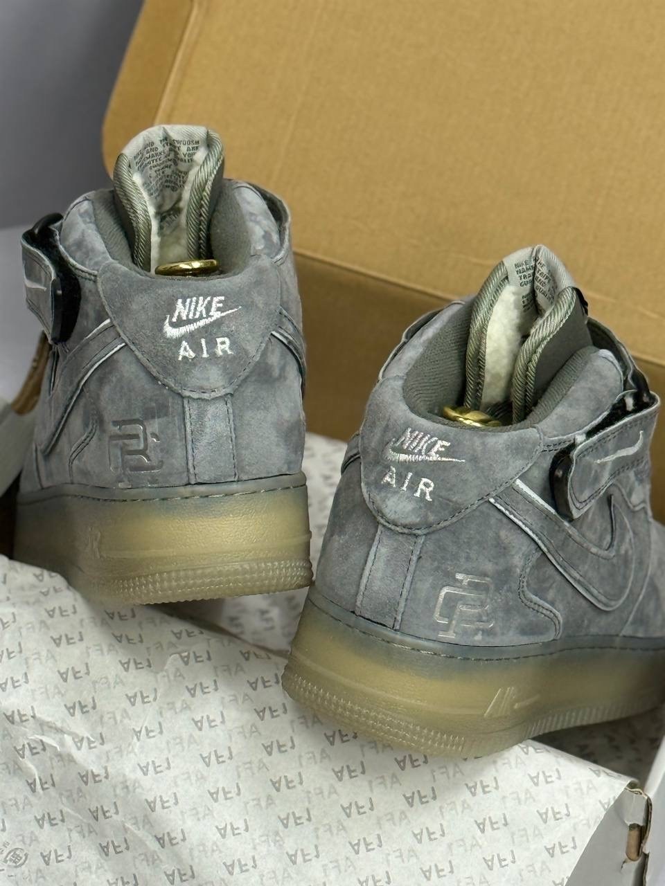 кроссовки зимние nike air force 1 high серые,зимние кроссовки nike air force 1 hi,кроссовки nike air force 1 mid a117057 grey зимние с мехом,кроссовки nike air force 1 mid grey зимние с мехом,кроссовк