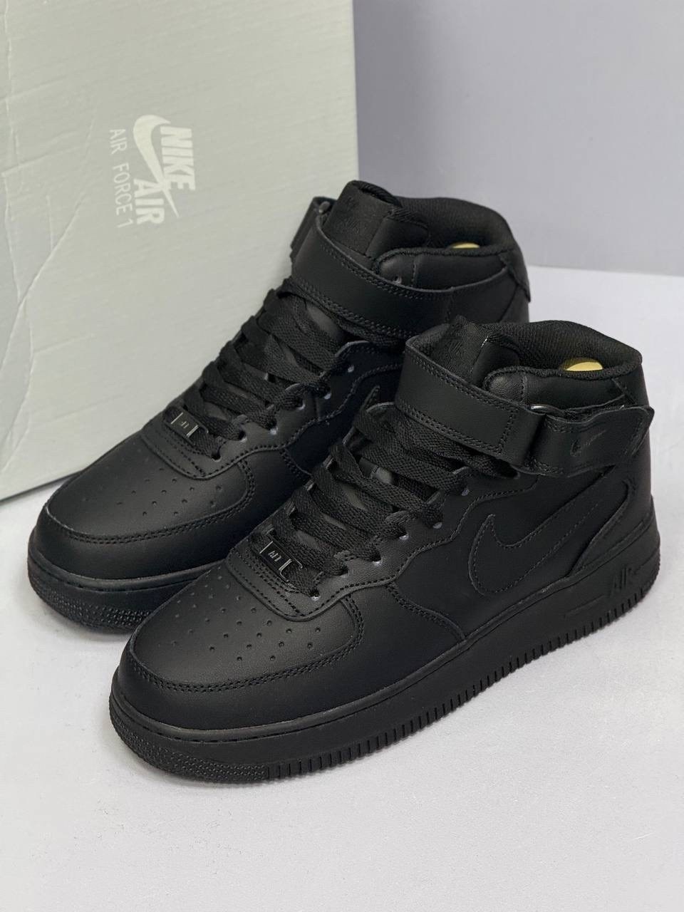 nike air force 1 mid black,nike air force 1 mid 07 315123-001 мужские кроссовки черные,nike air force 1 mid,зимние кроссовки nike air force 1,nike air force 1 mid 07