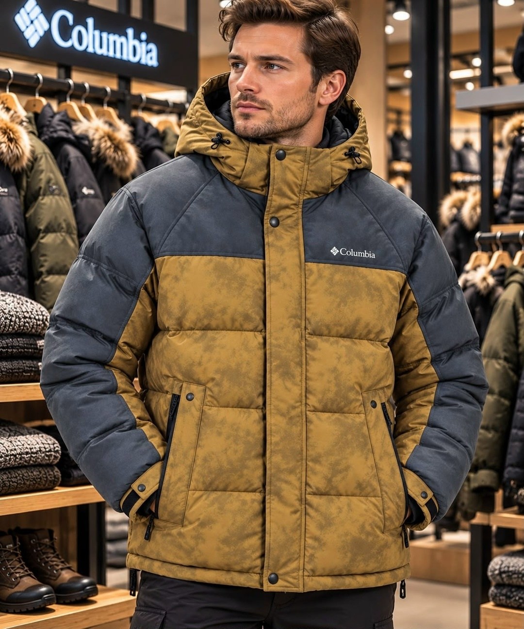 куртка зимняя мужская columbia,куртка утепленная columbia pike lake ™ hooded jacket,зимняя куртка columbia,синяя мужская осенняя куртка columbia,куртка columbia