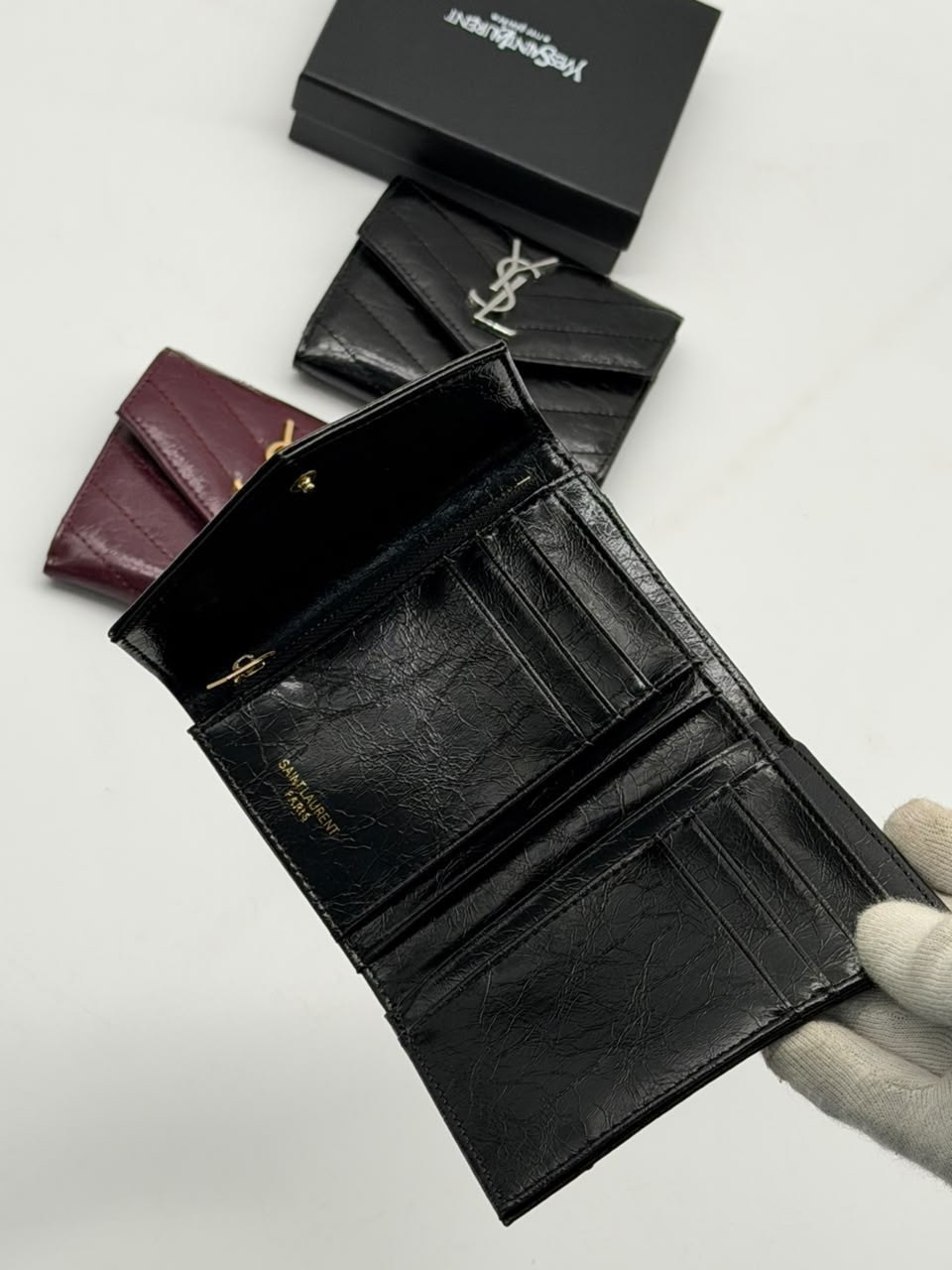 yves saint laurent кошелек,кошелек saint laurent,женские кошельки,ysl wallet,кошелек ysl