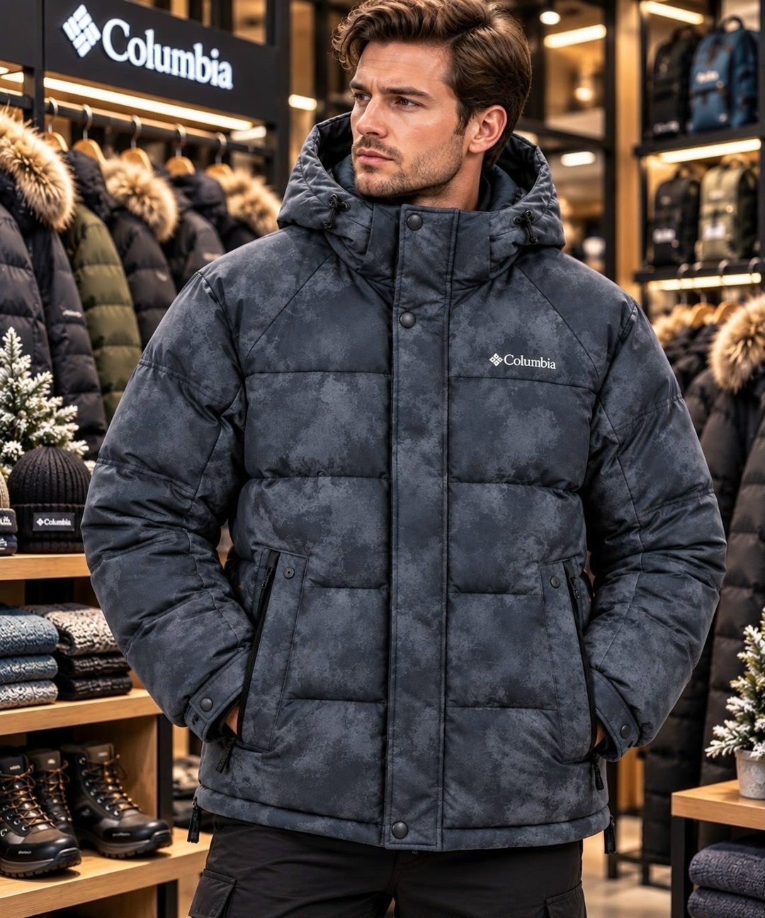 куртка зимняя мужская columbia,куртка утепленная columbia pike lake ™ hooded jacket,зимняя куртка columbia,синяя мужская осенняя куртка columbia,куртка columbia