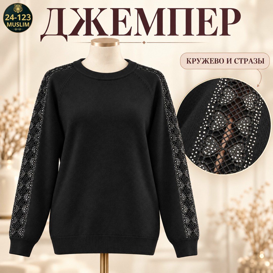 джемпер с кружевом,свитер свитшот,свитер с кружевом,джемпер,свитшот женская