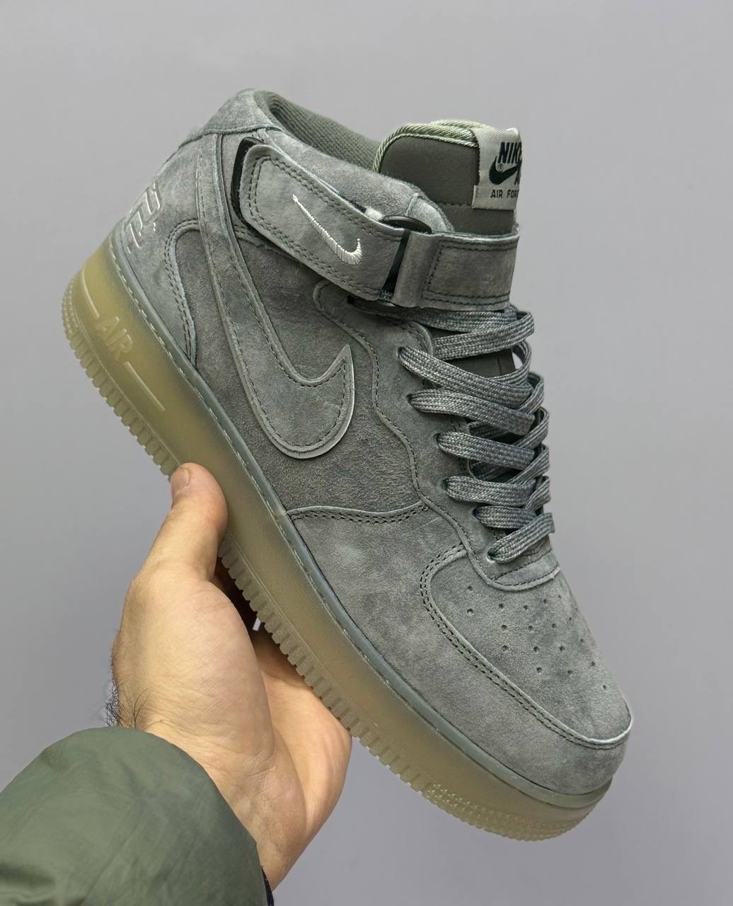 кроссовки зимние nike air force 1 high серые,зимние кроссовки nike air force 1 hi,кроссовки nike air force 1 mid a117057 grey зимние с мехом,кроссовки nike air force 1 mid grey зимние с мехом,кроссовк