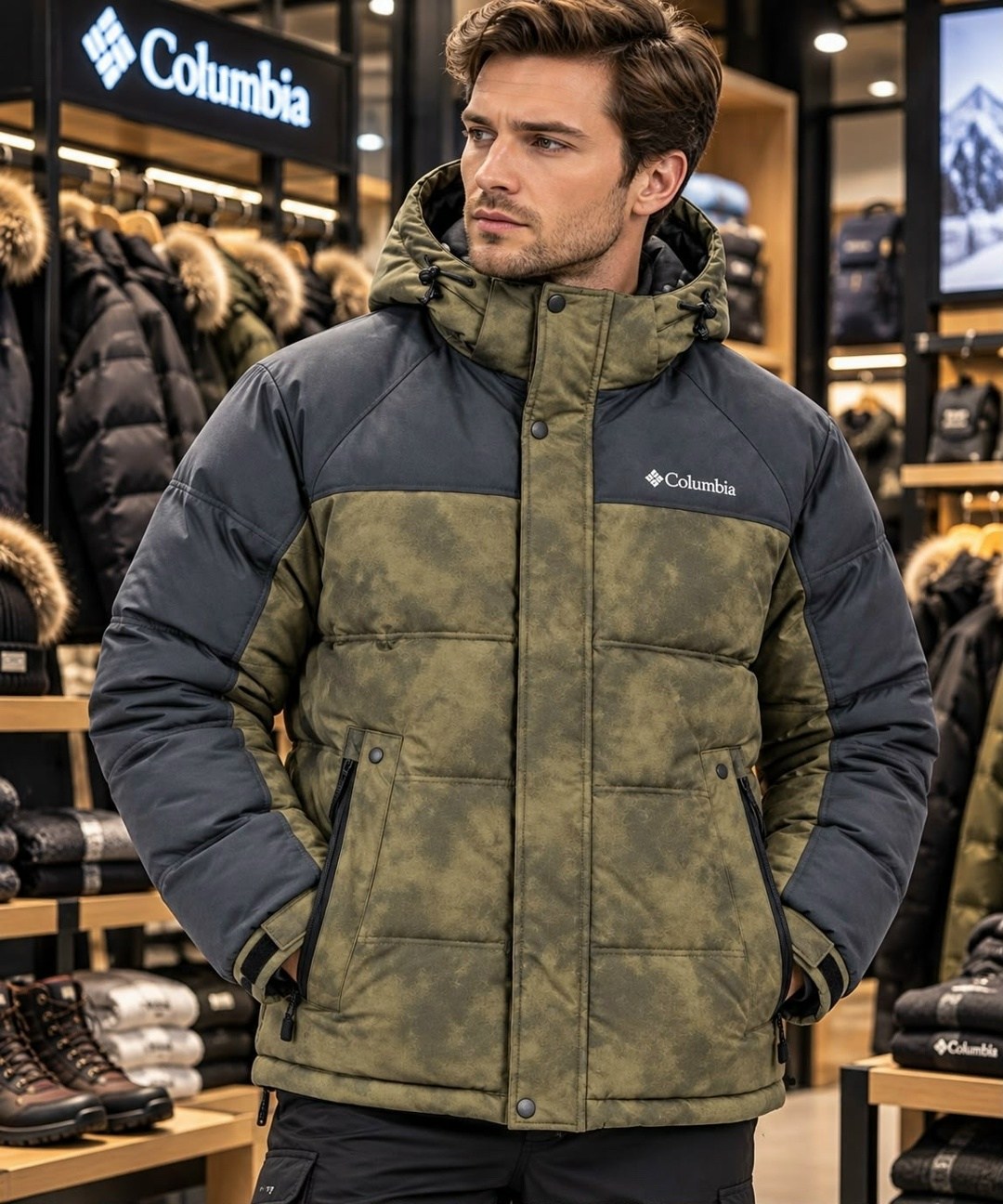 куртка зимняя мужская columbia,куртка утепленная columbia pike lake ™ hooded jacket,зимняя куртка columbia,синяя мужская осенняя куртка columbia,куртка columbia