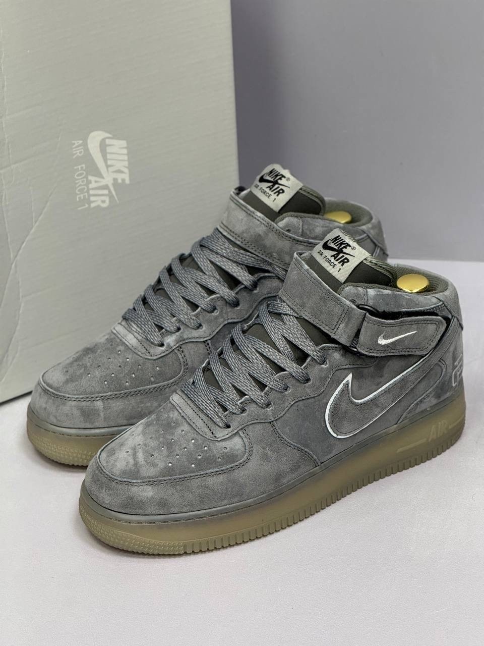 кроссовки зимние nike air force 1 high серые,зимние кроссовки nike air force 1 hi,кроссовки nike air force 1 mid a117057 grey зимние с мехом,кроссовки nike air force 1 mid grey зимние с мехом,кроссовк