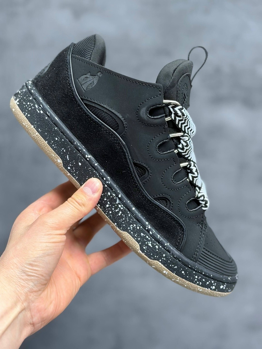 кроссовки lanvin,кроссовки lanvin curb leather and glitter sneakers black,,кроссовки lanvin curb,мужские кроссовки lanvin curb черный