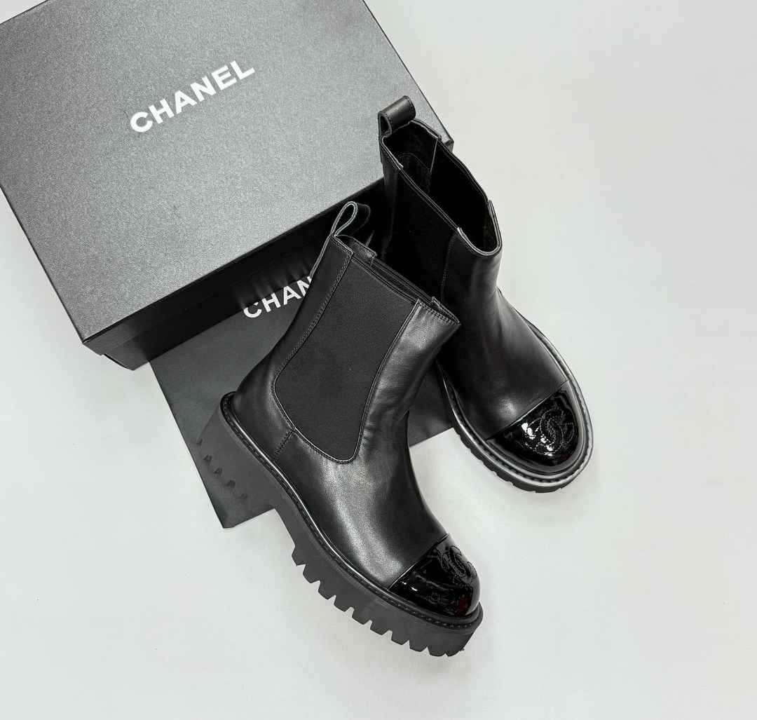 ботинки chanel,chanel (шанель) новые женские осенне-зимние сапоги,сапоги chanel,,ботинки chanel черный
