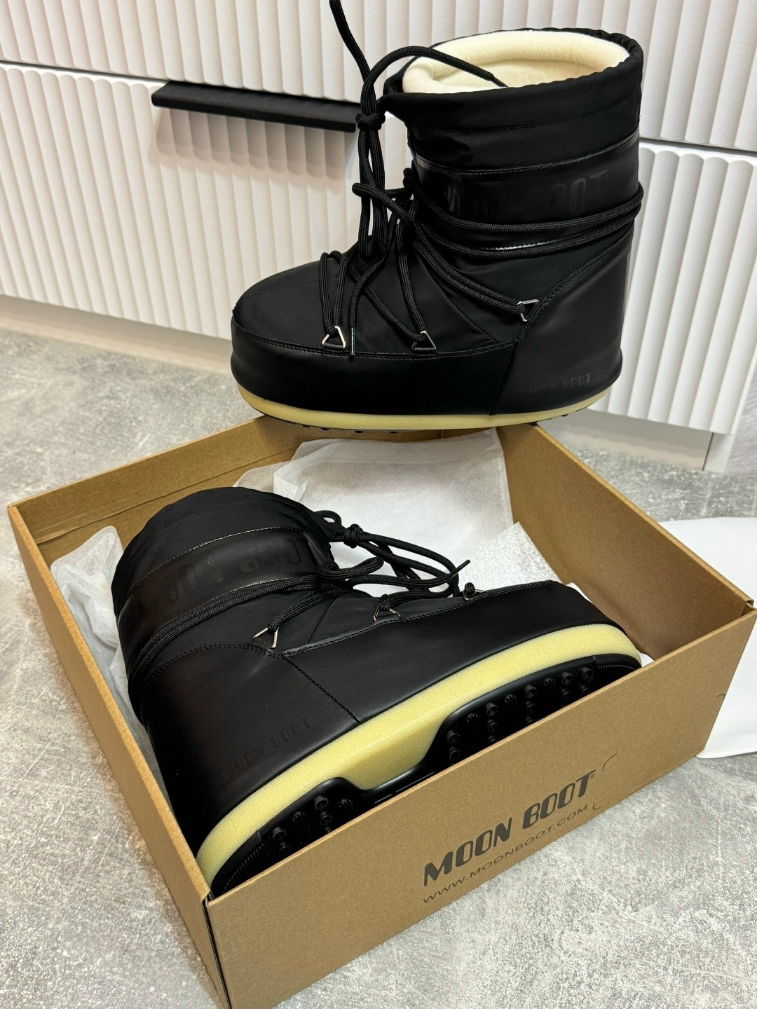 зимние ботинки moon boot icon черный,,дутики moon boot,мун бут,moon boot glance зимние сапоги черный серый р. 39