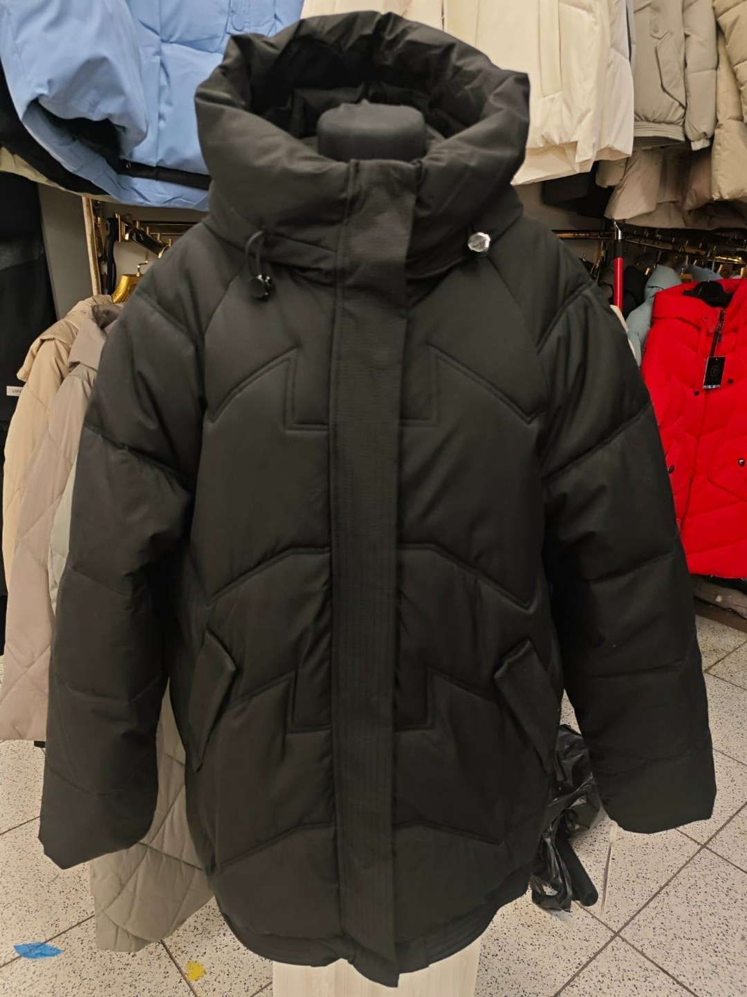 y23-868 gray куртка зимняя женская (тинсулейт),женская зимняя куртка,куртка женская,куртка женская зима,зимняя женская куртка объемная