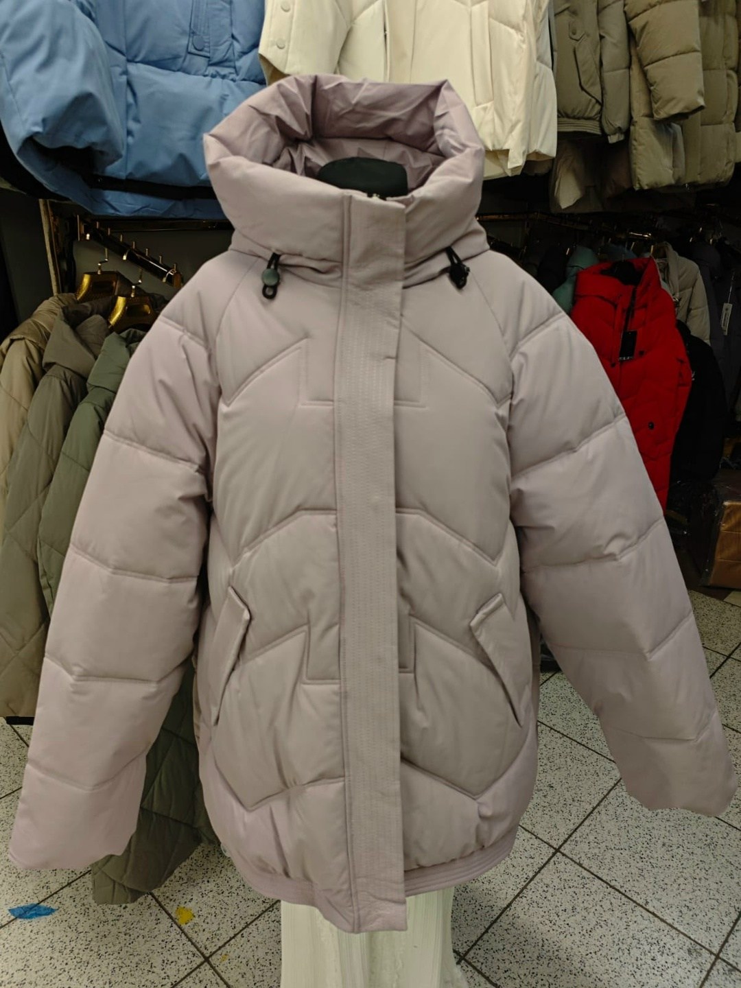 y23-868 gray куртка зимняя женская (тинсулейт),женская зимняя куртка,куртка женская,куртка женская зима,зимняя женская куртка объемная