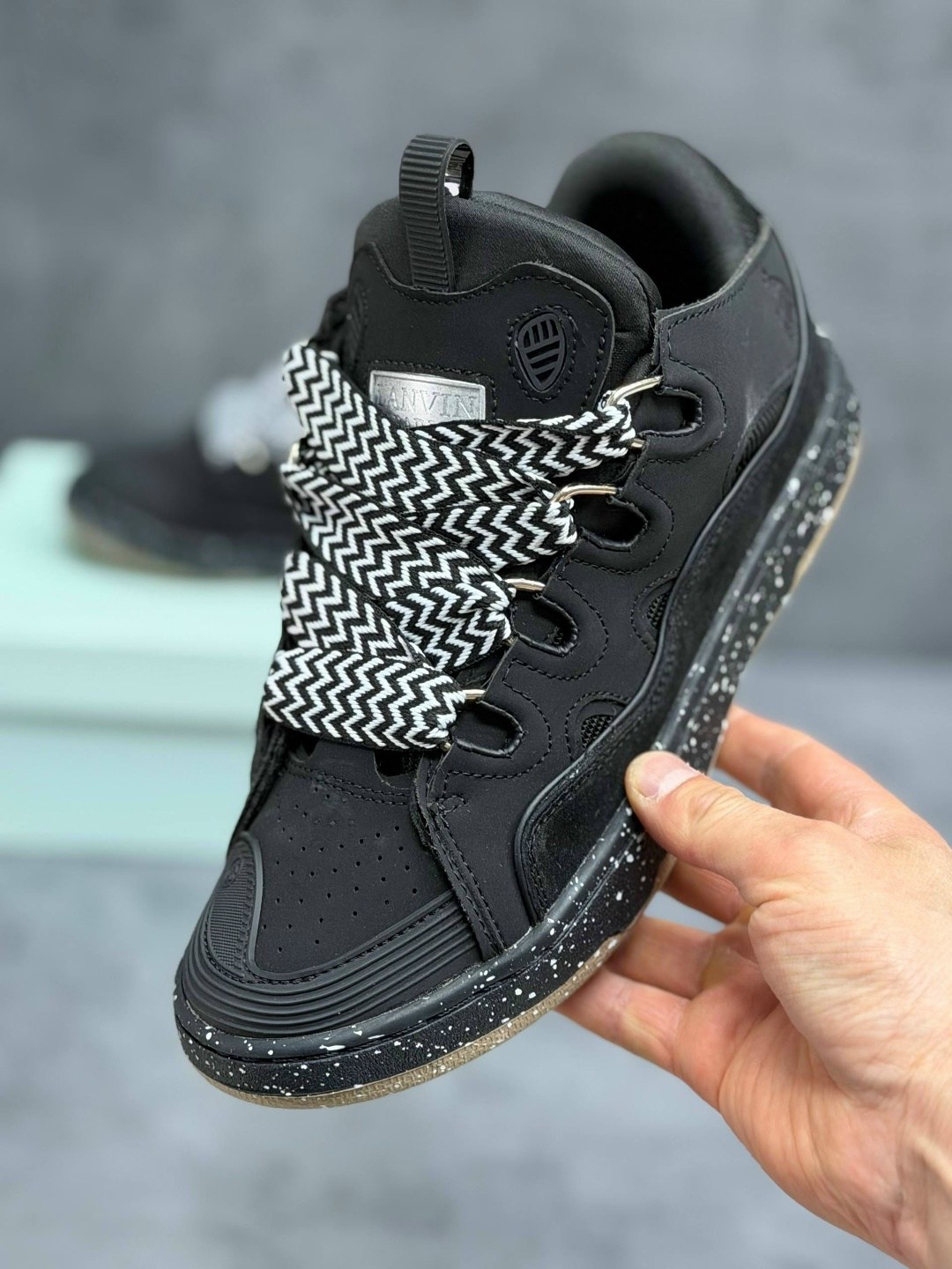 кроссовки lanvin,кроссовки lanvin curb leather and glitter sneakers black,,кроссовки lanvin curb,мужские кроссовки lanvin curb черный