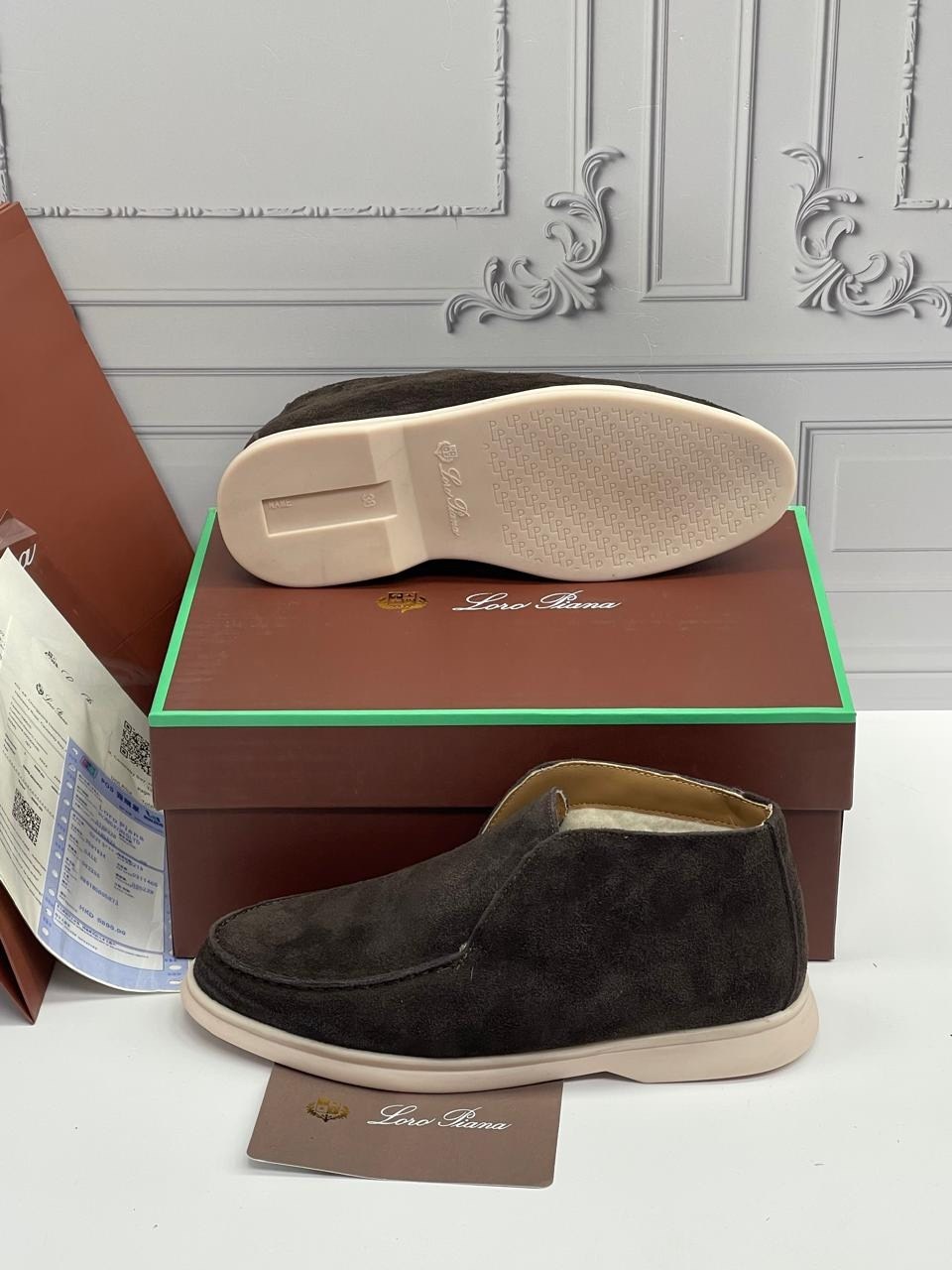 ,лоферы loro piana,замшевые лоферы loro piana,ботинки замшевые loro piana,замшевые лоферы