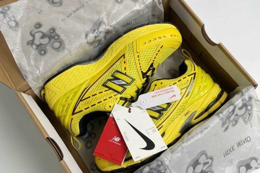 кроссовки new balance,ganni x new balance 1906r blazing yellow,кроссовки new balance 1906r цвет желтый,кроссовки ganni x new balance 1906r blazing yellow,спортивные кроссовки мужские new balance ganni