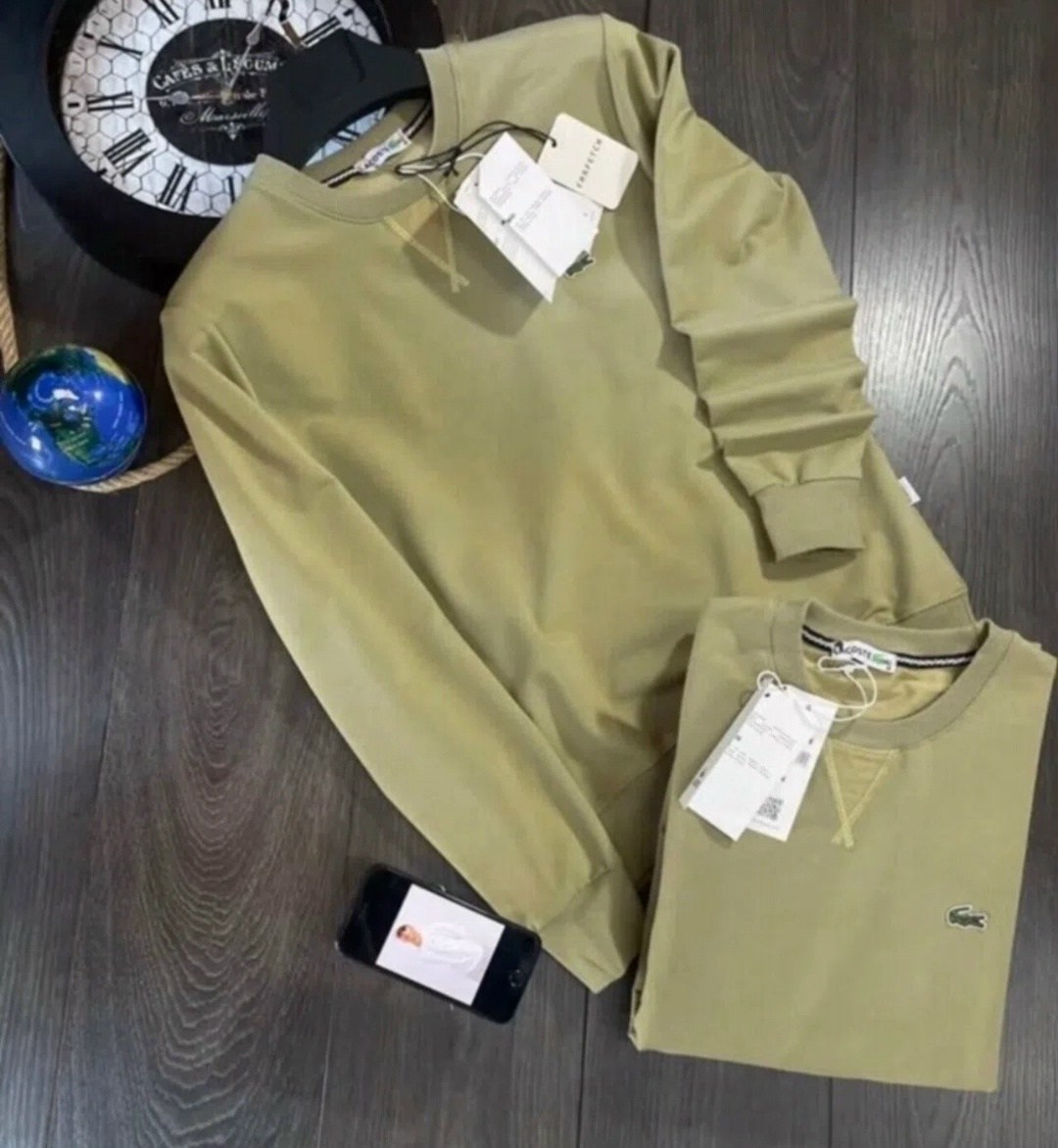 свитшот летний,зеленый свитшот,брендовые свитшоты,свитшот lacoste,мужская кофта
