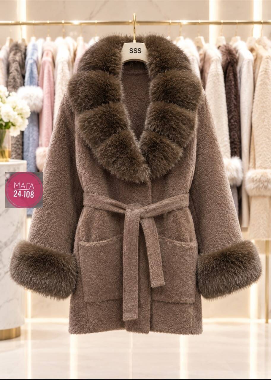 женское шерстяное пальто с меховыми манжетами из лисьего меха,пальто женское зимнее с меховым воротником кашемировое,пальто с воротником,шерстяное пальто,женское пальто fxfurs из шерсти с меховыми ман
