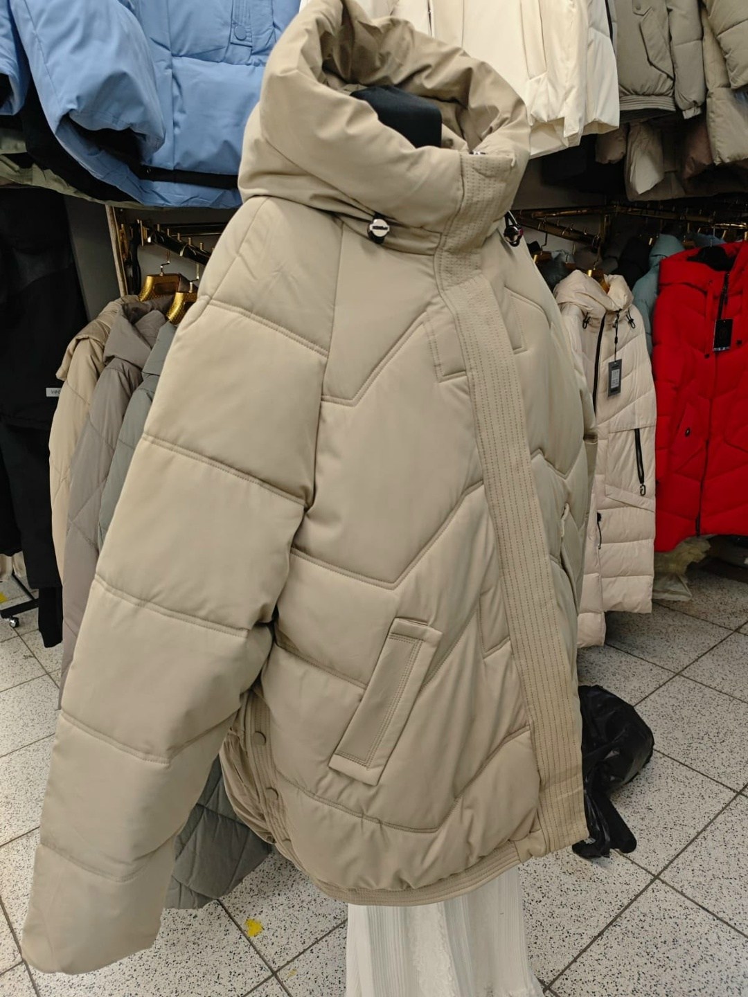y23-868 gray куртка зимняя женская (тинсулейт),женская зимняя куртка,куртка женская,куртка женская зима,зимняя женская куртка объемная