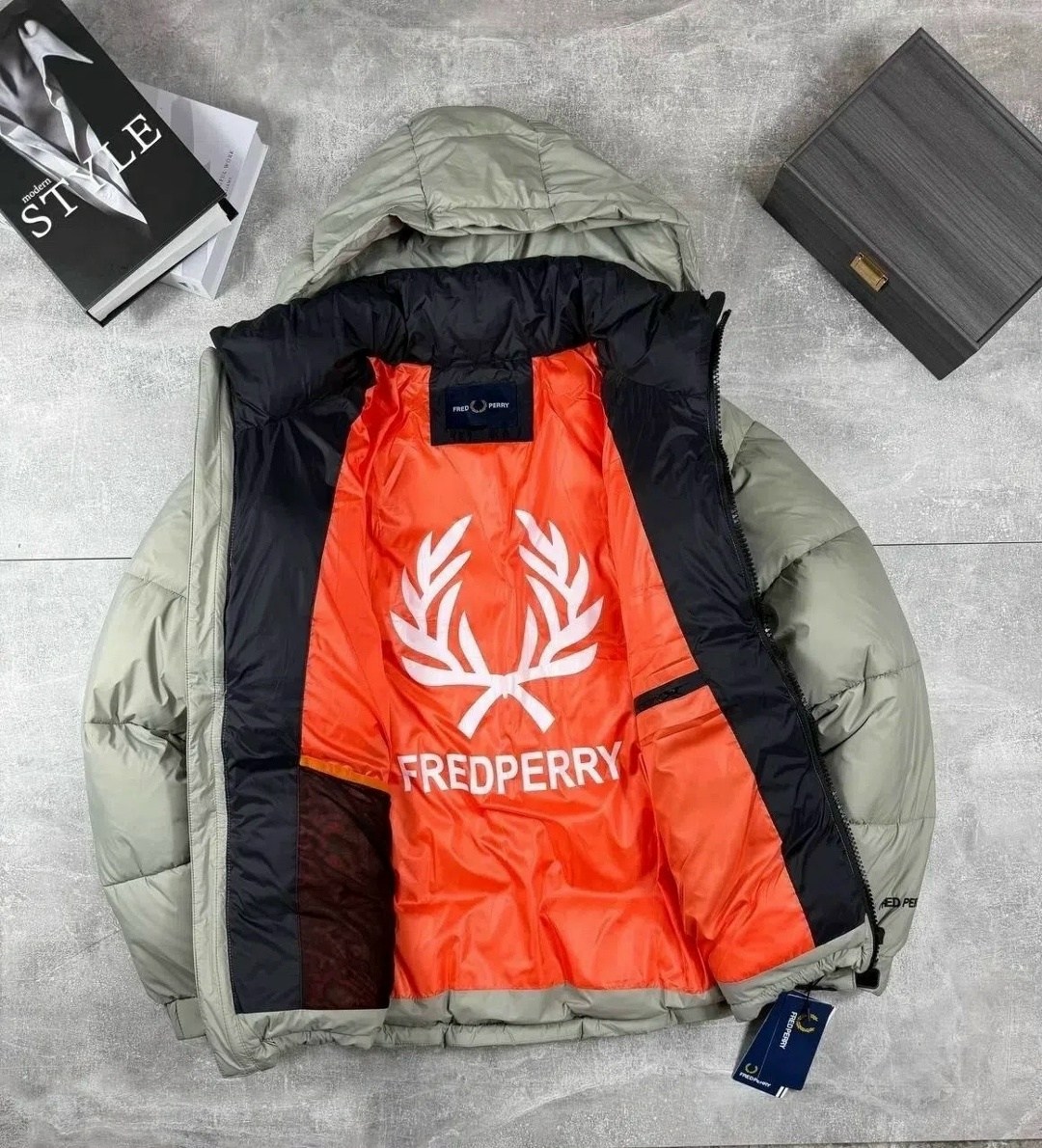 мужская зимняя куртка,пуховик fred perry,куртка зимняя,куртка пуховик,зимняя куртка fred perry