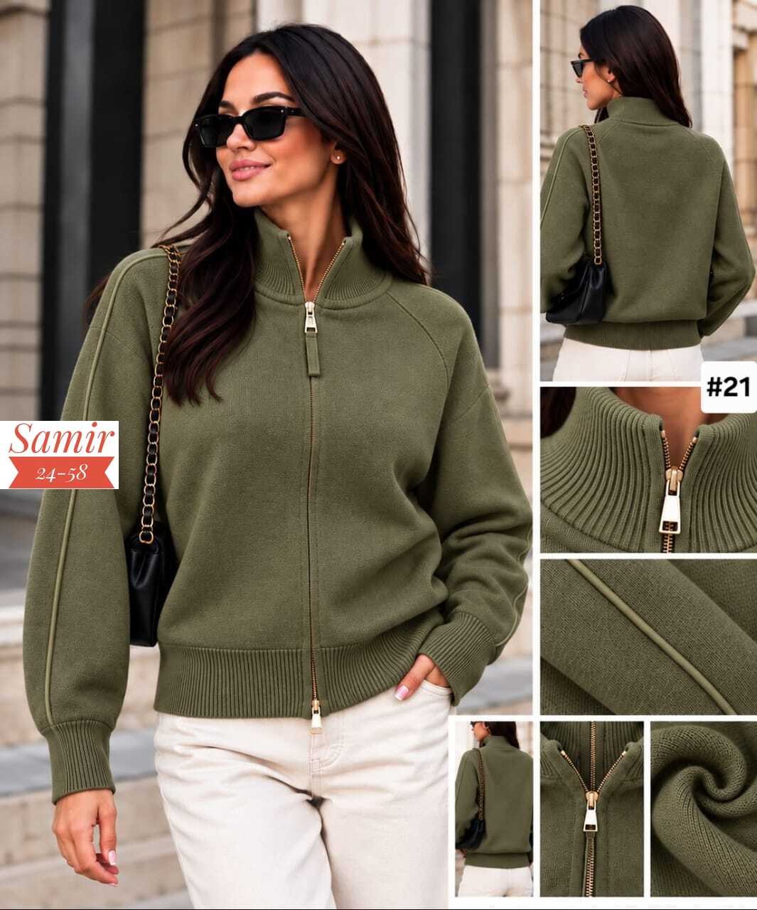 трендовый джемпер на молнии dina style,кофта женская,теплая кофта,женский джемпер,кофта на молнии