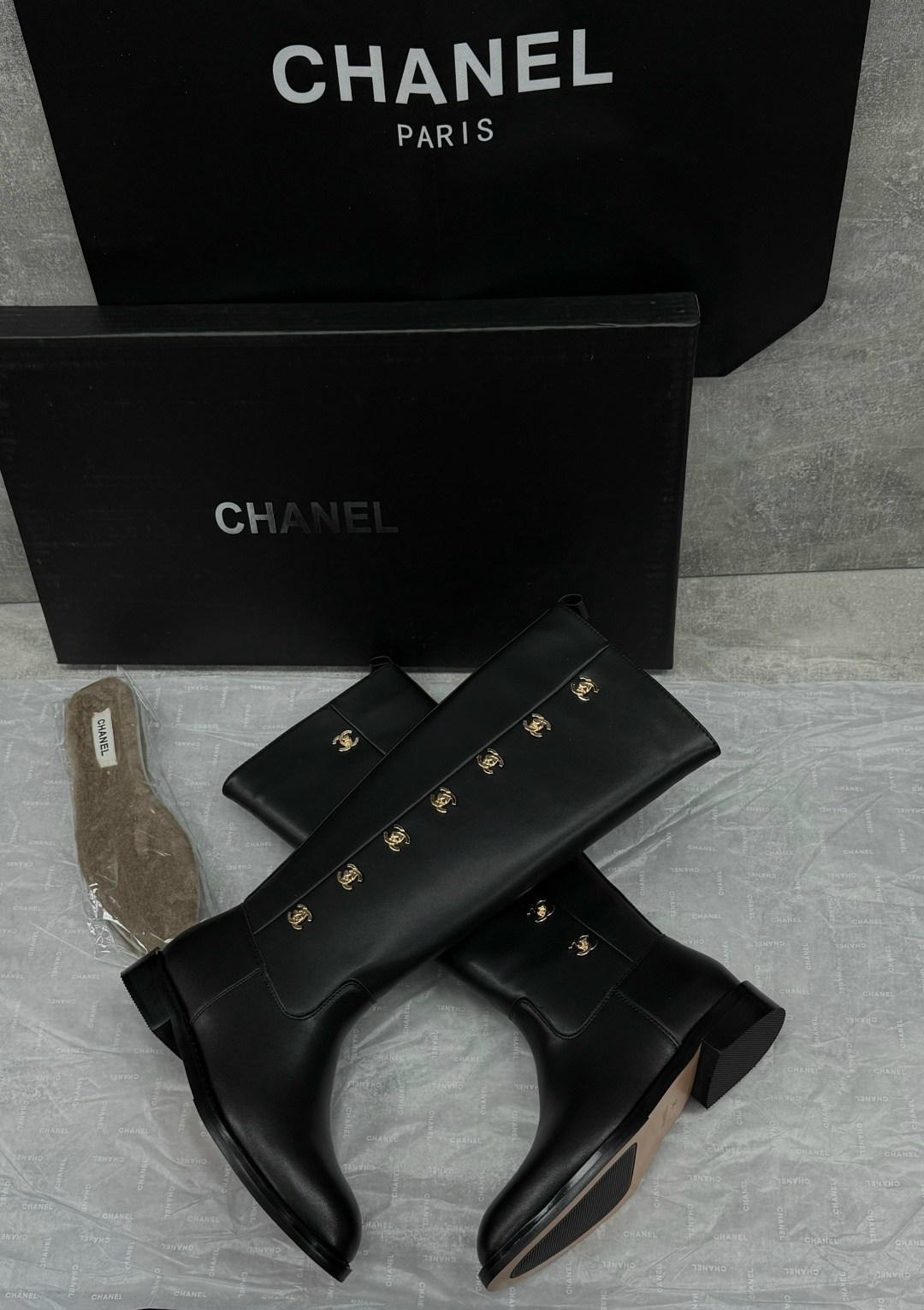 сапоги chanel,сапоги шанель,сапоги chanel кожаные черные,,сапоги