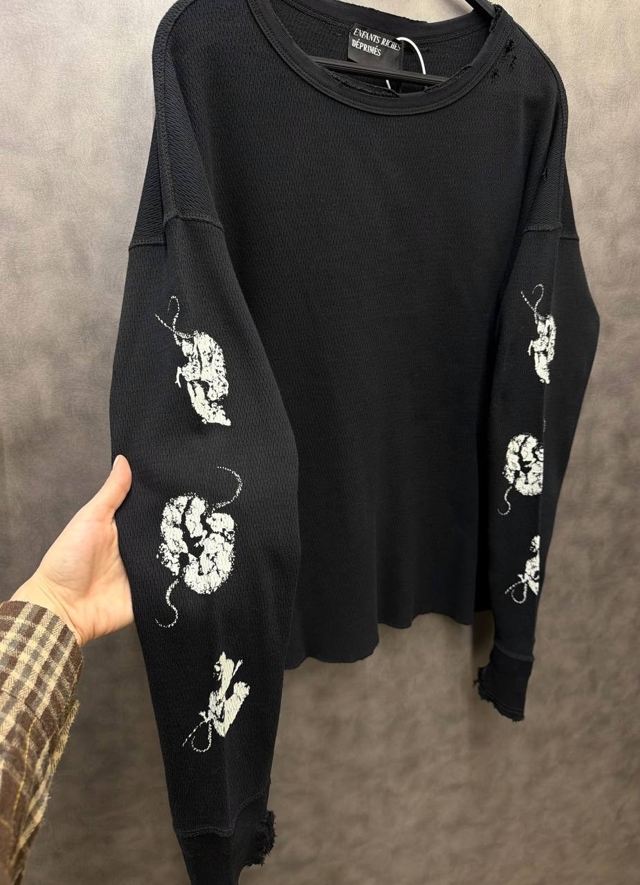свитшот мужская,толстовки свитшот,джемпер,толстовка с принтом pacsun черного цвета