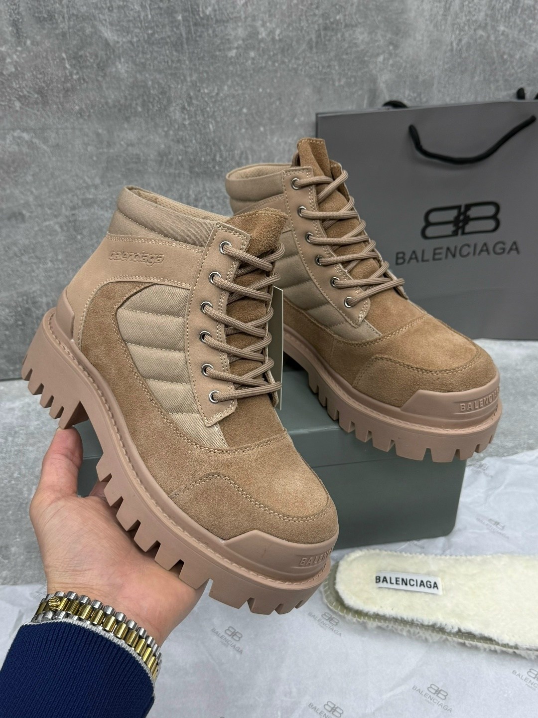 ботинки balenciaga,,баленсиага ботинки,ботинки balenciaga высокая подошва,ботинки зимние баленсиага elkami 274207586