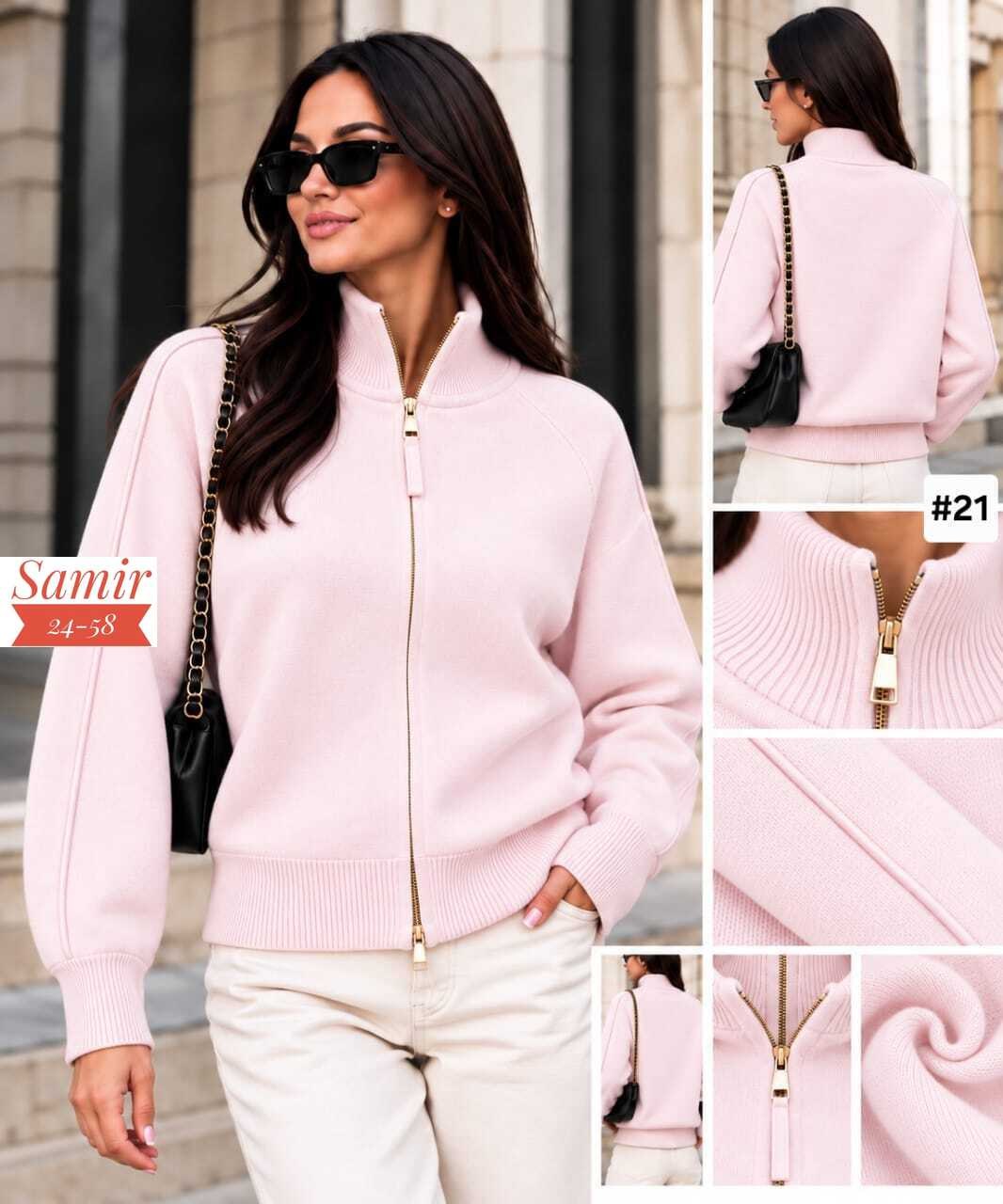 трендовый джемпер на молнии dina style,кофта женская,теплая кофта,женский джемпер,кофта на молнии