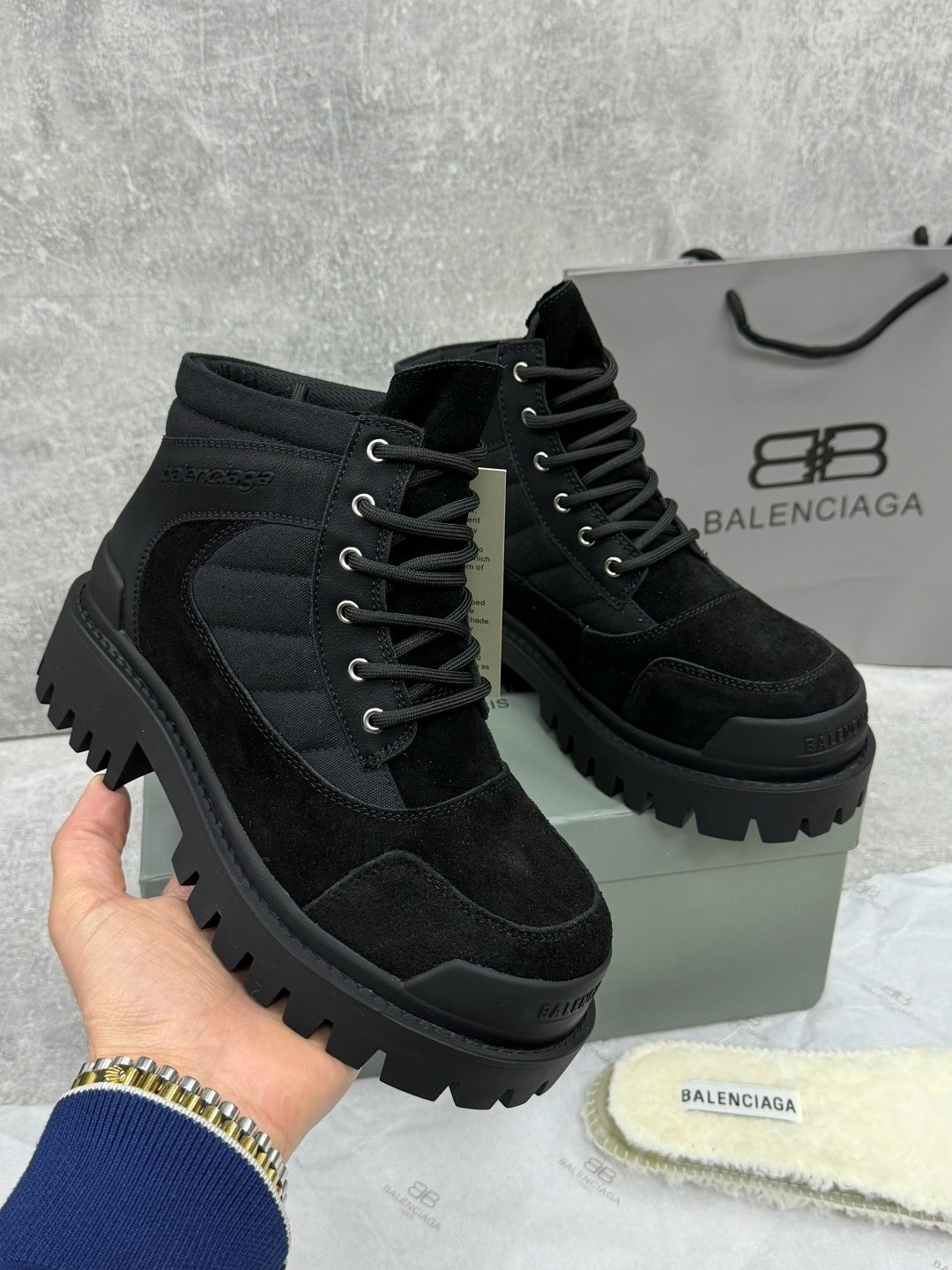 ботинки balenciaga,,баленсиага ботинки,ботинки balenciaga высокая подошва,ботинки зимние баленсиага elkami 274207586