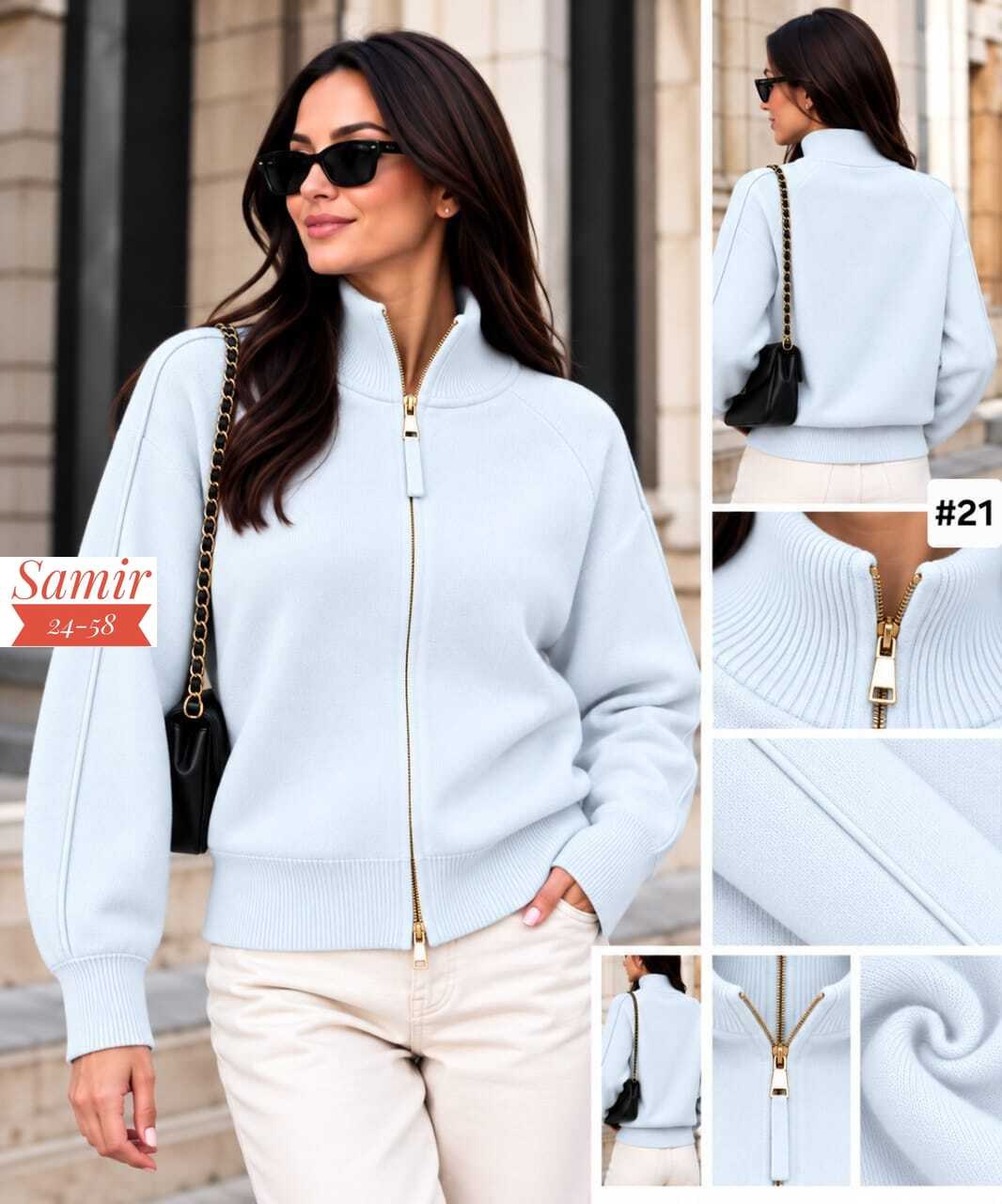 трендовый джемпер на молнии dina style,кофта женская,теплая кофта,женский джемпер,кофта на молнии