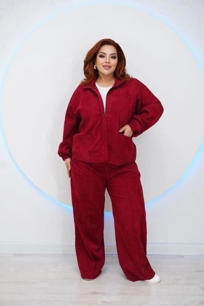костюм двойка вельвет,костюм велюровый больших размеров granat fashion,женские костюмы,костюм двойка,костюм вельветовый больших размеров