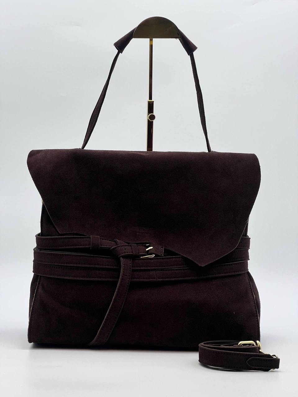 замшевая сумка,сумка с ремнем замшевая коричневая bagy bags,сумка с ремнем замшевая коричневая а4 premium bagy bags,сумка,замшевая сумка женская