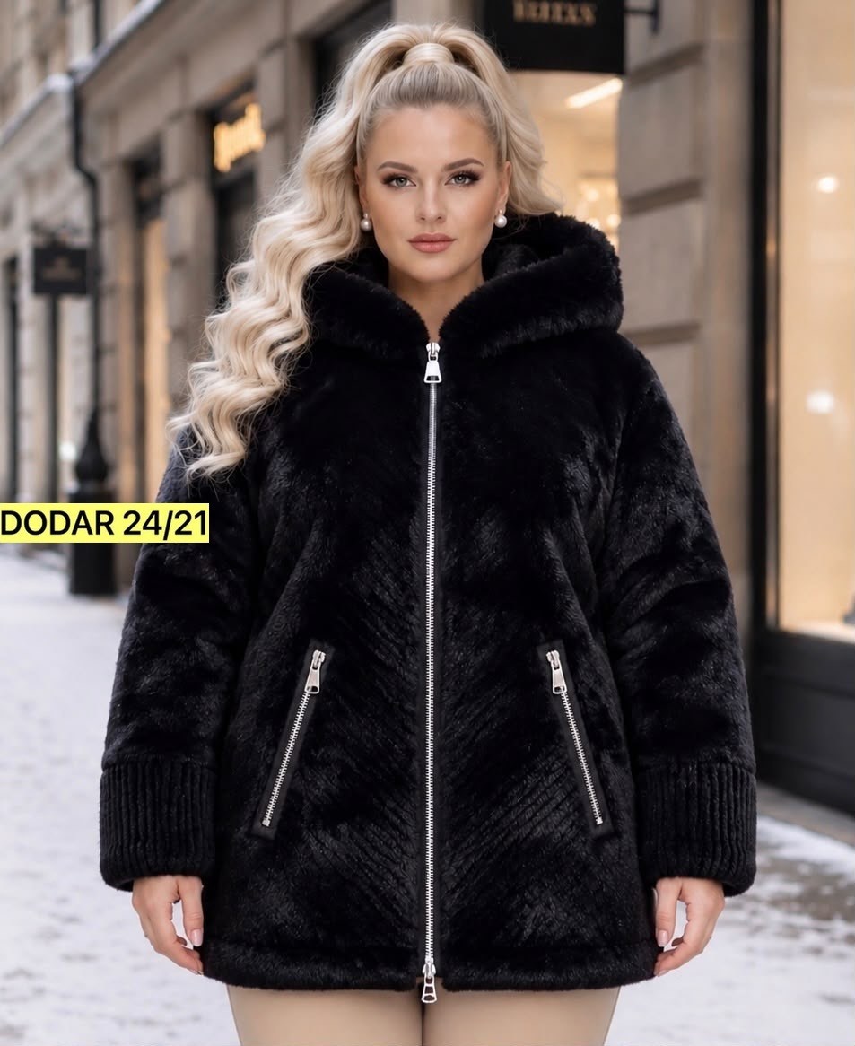 дублёнка umoda,дубленка женская из натуральной овчины с капюшоном,дубленка женская,дубленка женская furnatur 8024771 черная 56 ru,дубленка