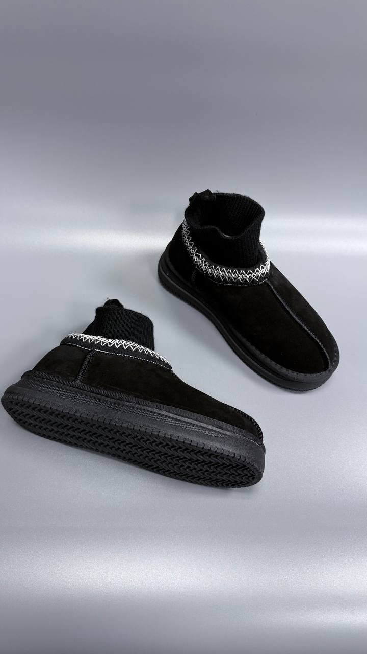 ,женские угги ugg,женские угги,угги,зимние угги ugg tazzette с трикотажной вставкой