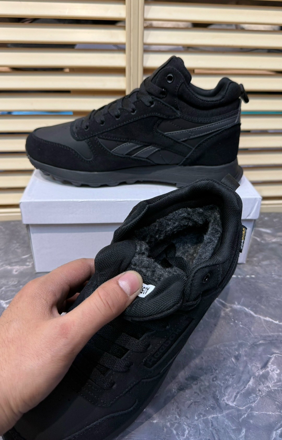 reebok зимние кроссовки мужские,зимние кроссовки reebok classic leather high цвет серый,кроссовки reebok,кроссовки зимние с мехом reebok зима 273338660,мужские кроссовки reebok