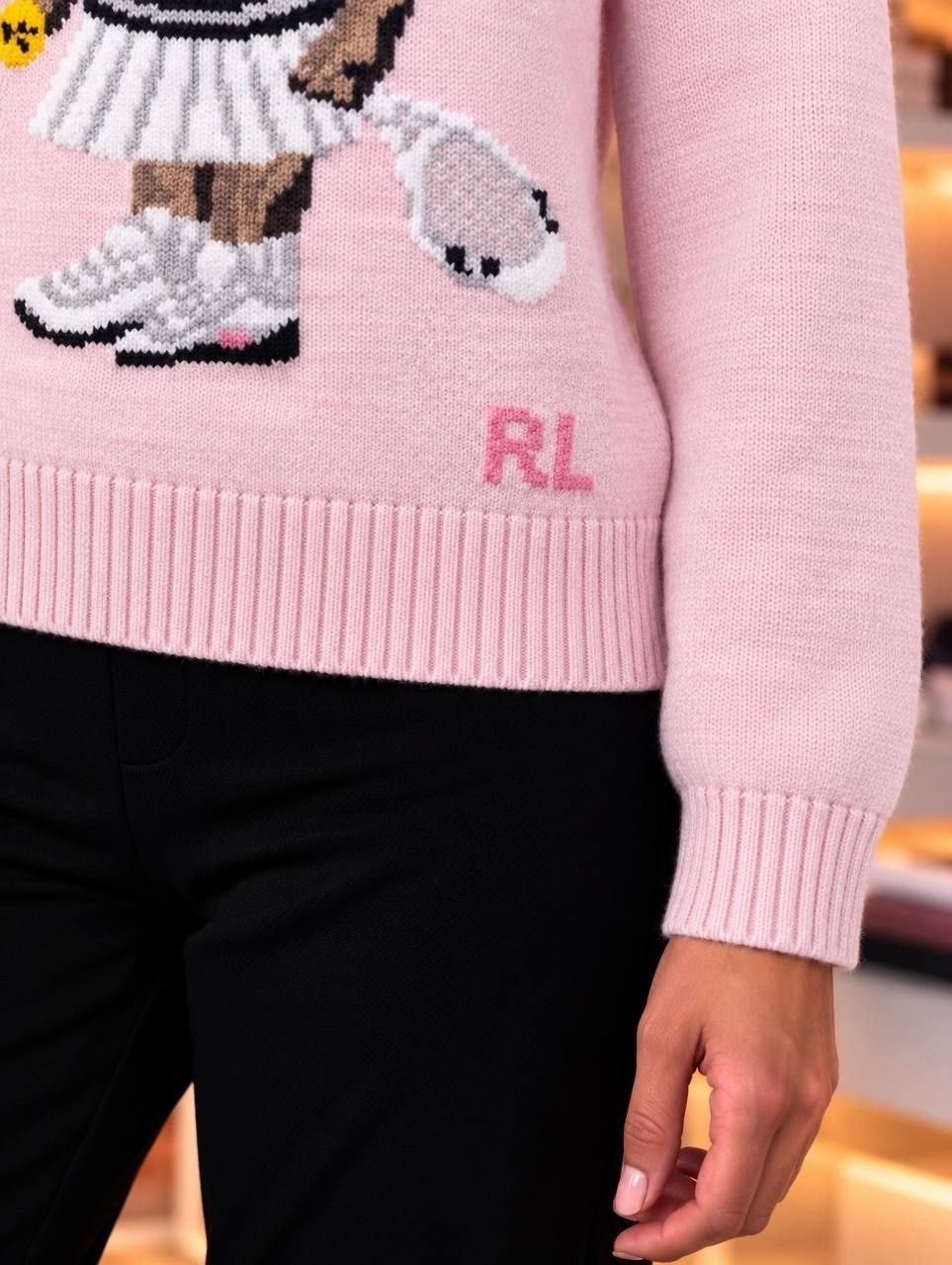 джемпер с мишкой,кашемировый свитер медведь ralph lauren,свитер с мишками,свитер с мишкой ральф лорен,свитер ральф лаурен с медведем женский